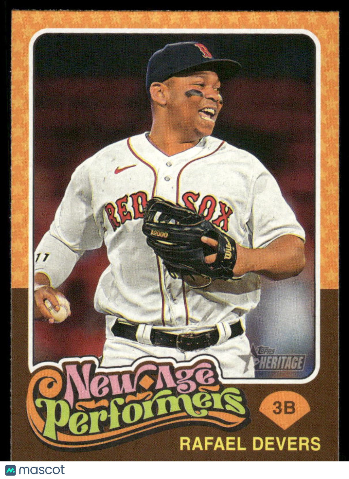 2024 Topps Heritage Rafael Devers #NAP-19 New Age Performers Baseball