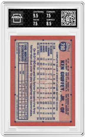 1991 Topps Ken Griffey Jr #790 Baseball Arena Club 8