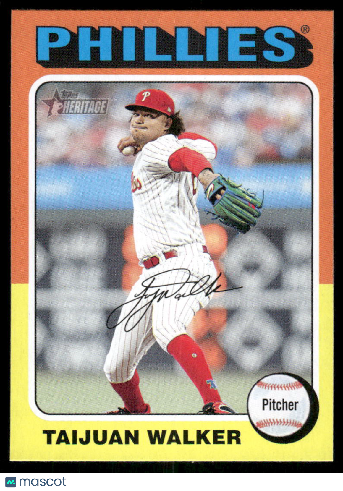 2024 Topps Heritage Taijuan Walker #384 Baseball