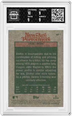 2024 Topps Heritage Shohei Ohtani #NAP-1 New Age Performers Baseball AC 9.5