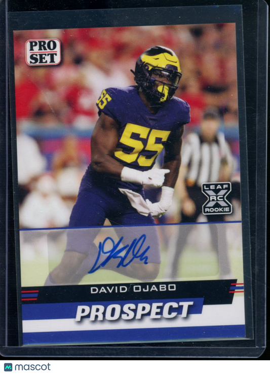 2022 Leaf Pro Set David Ojabo #PSP-D01 Autograph RC Football