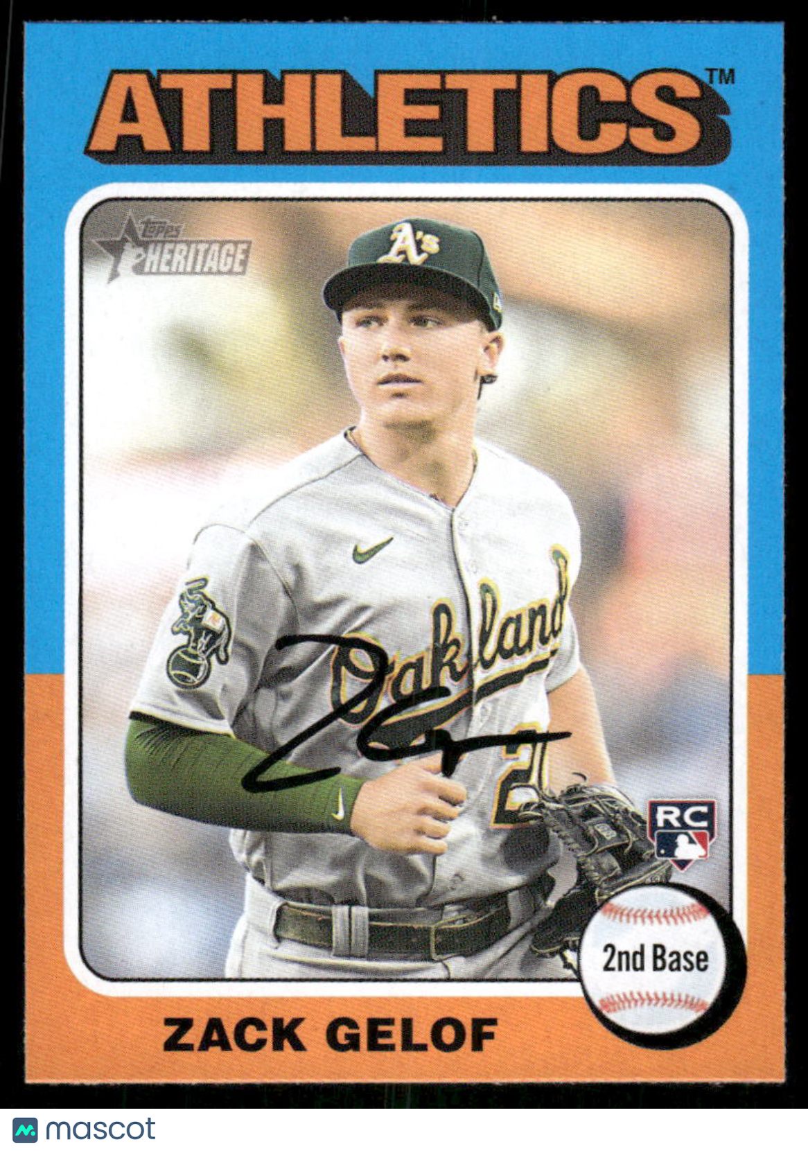 2024 Topps Heritage Zack Gelof #346 RC Baseball