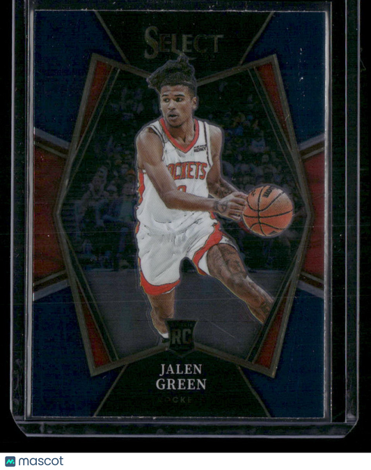 2021-22 Panini Select Jalen Green #190 Blue Premier Level Basketball