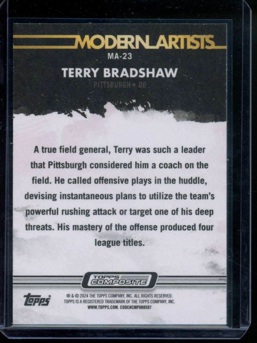 2014 Topps Composite Modern Artists Terry Bradshaw #MA-23 Football
