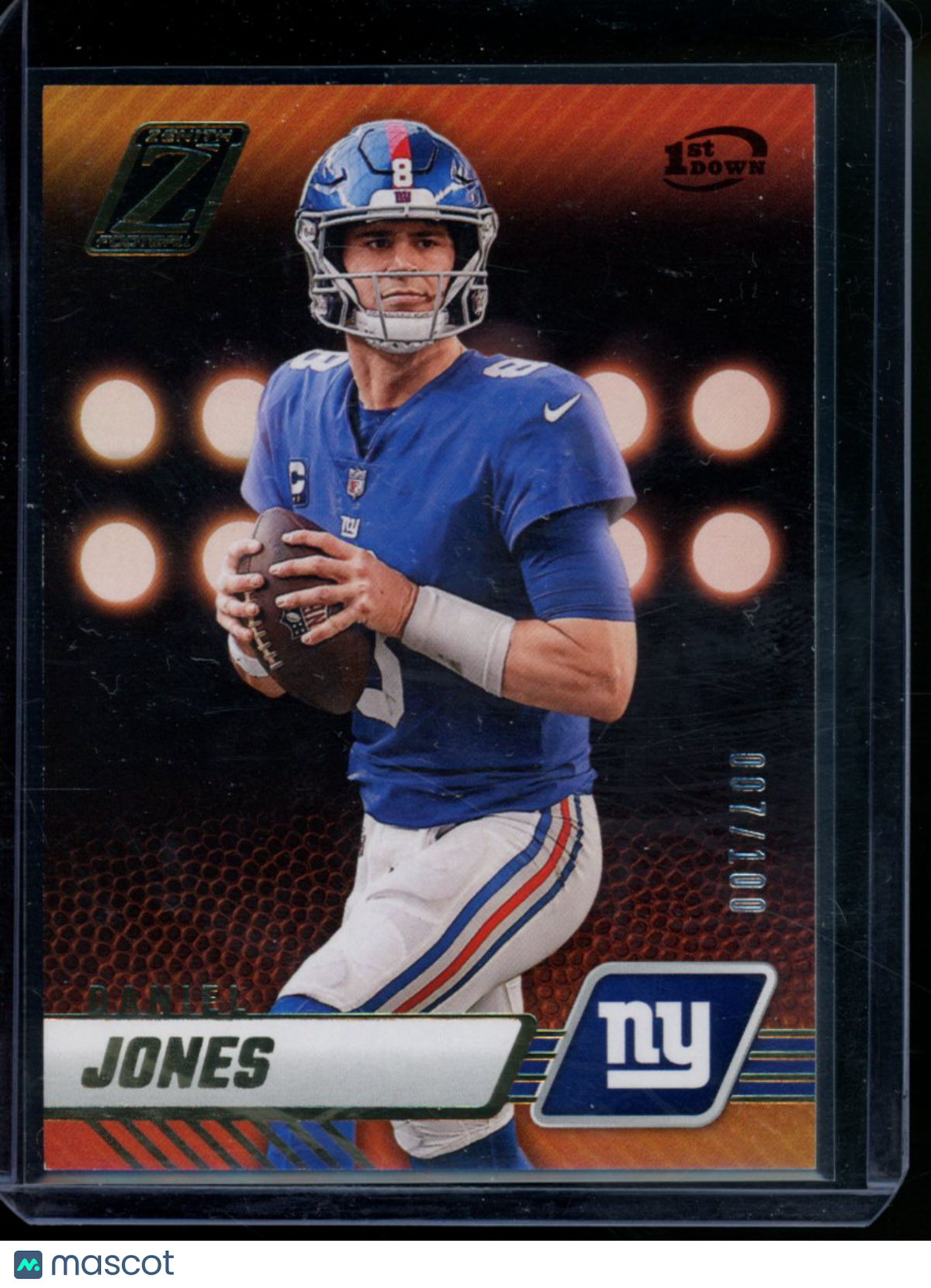 2023 Panini Zenith Daniel Jones #76 007/100 Football