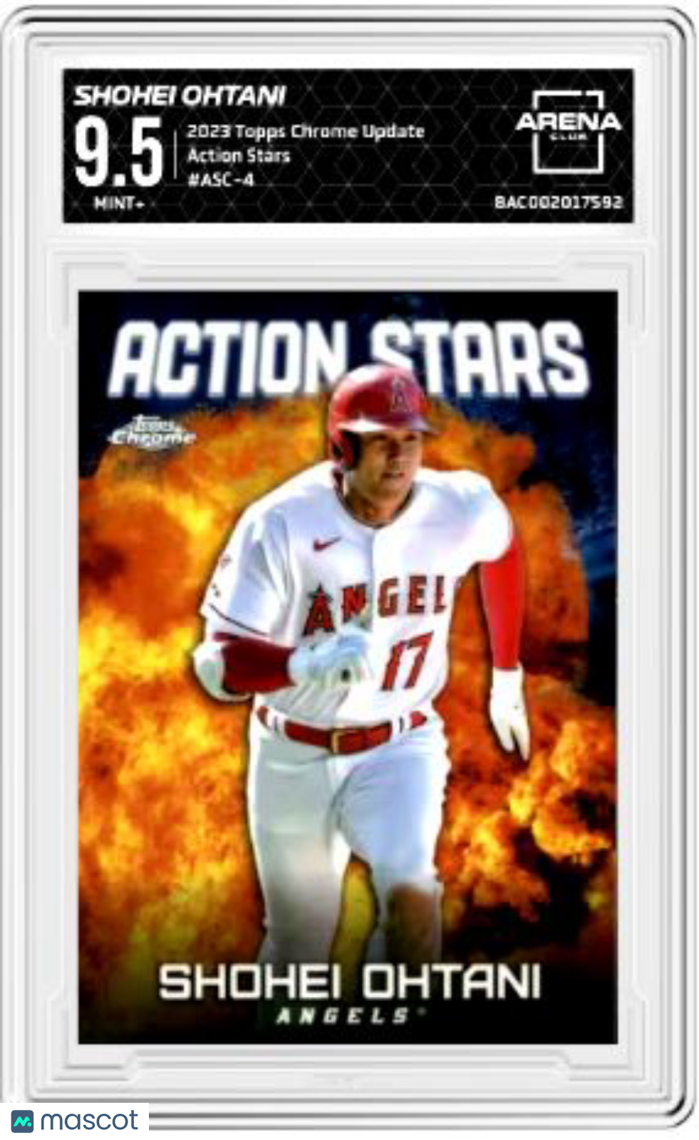 2023 Topps Chrome Update Shohei Ohtani #ASC-4 Action Stars Baseball AC 9.5