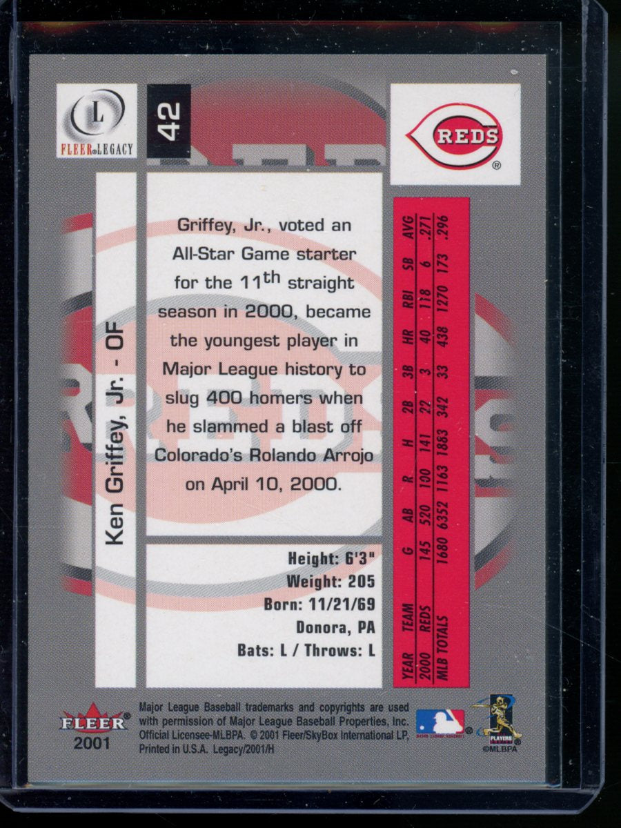 2001 Fleer Legacy Ken Griffey, Jr. #42 Baseball