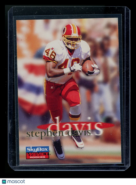 1990 SkyBox Impact Rookies Stephen Davis #68 Football