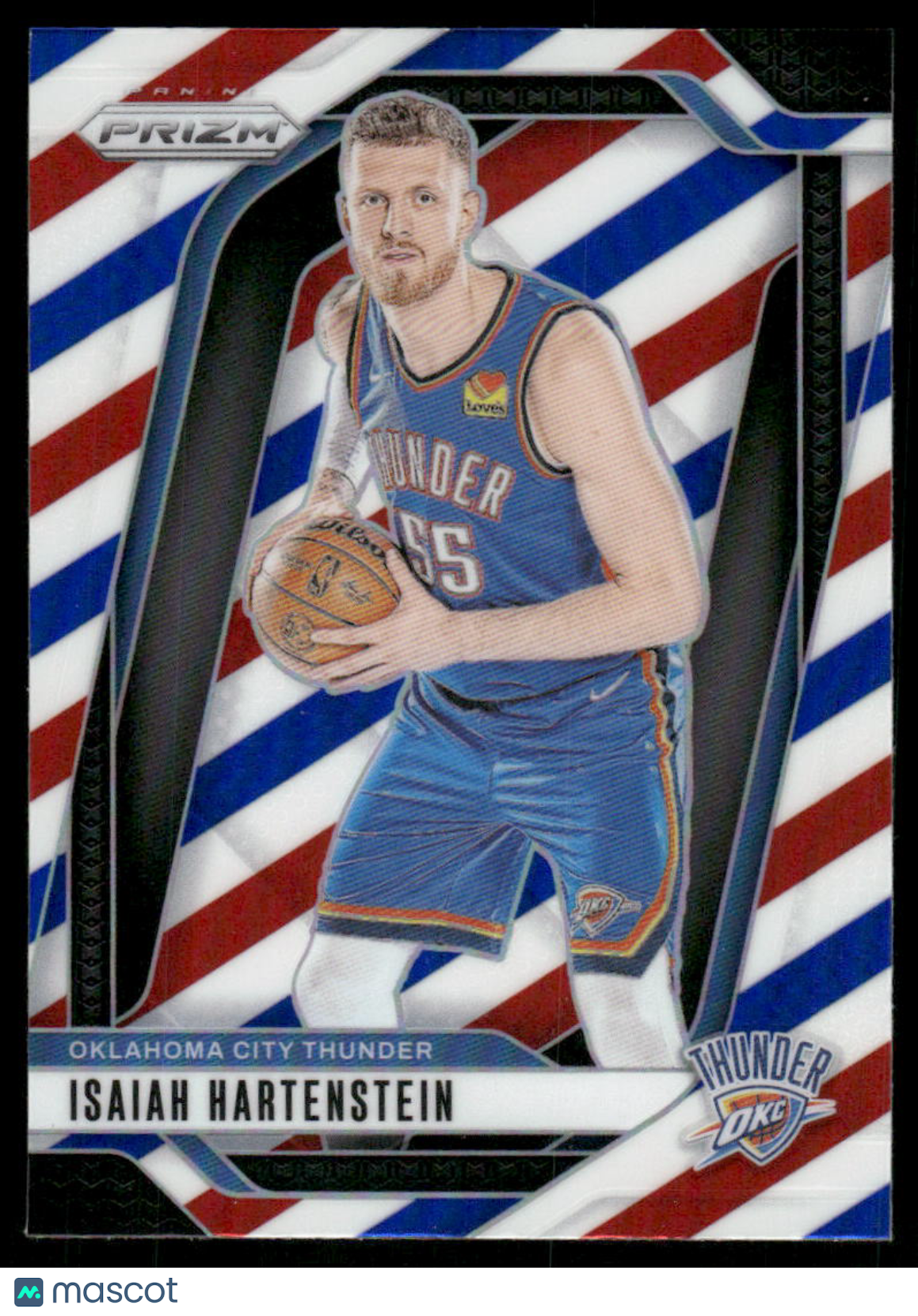 2024-25 Panini Prizm Basketball Isaiah Hartenstein #154 Red White Blue