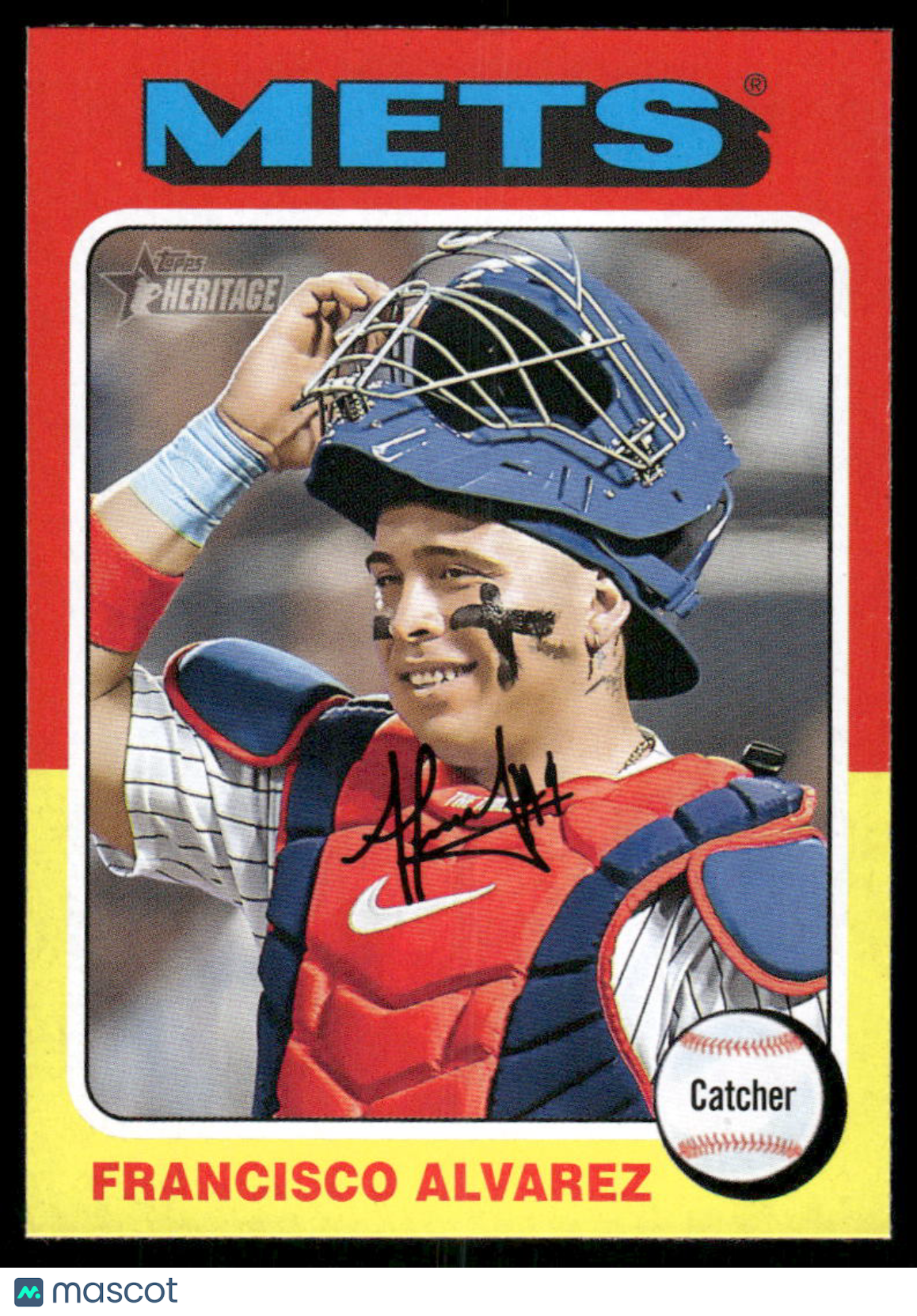 2024 Topps Heritage Francisco Alvarez #411 Baseball