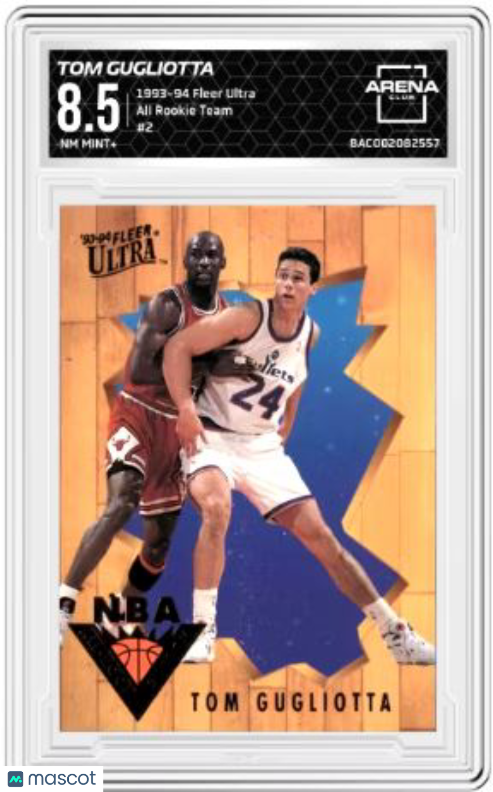 1993-94 Fleer Ultra Tom Gugliotta #2 All Team Rookie All Rookie Team AC 8.5