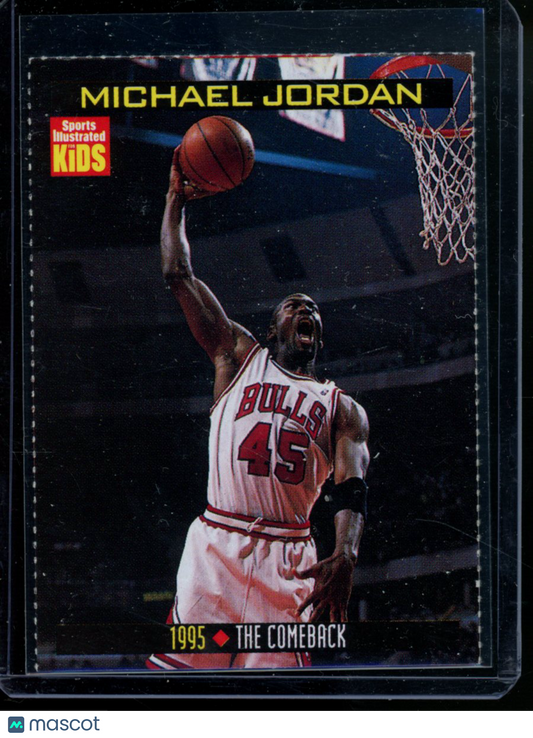 1995 Sports Illustrated Kids The Comeback Michael Jordan #782 Basketball