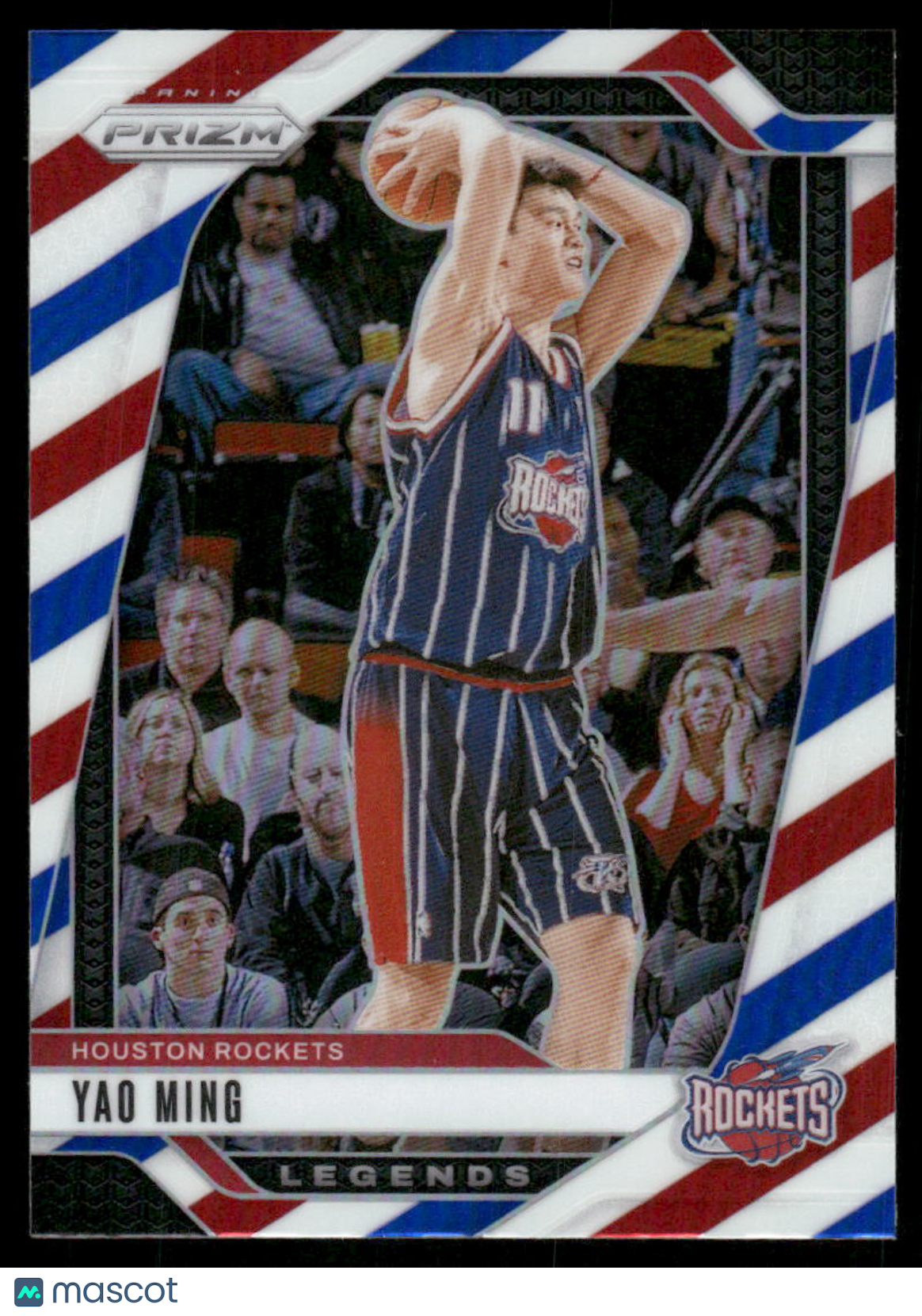 2024-25 Panini Prizm Yao Ming #284 Red White Blue Basketball