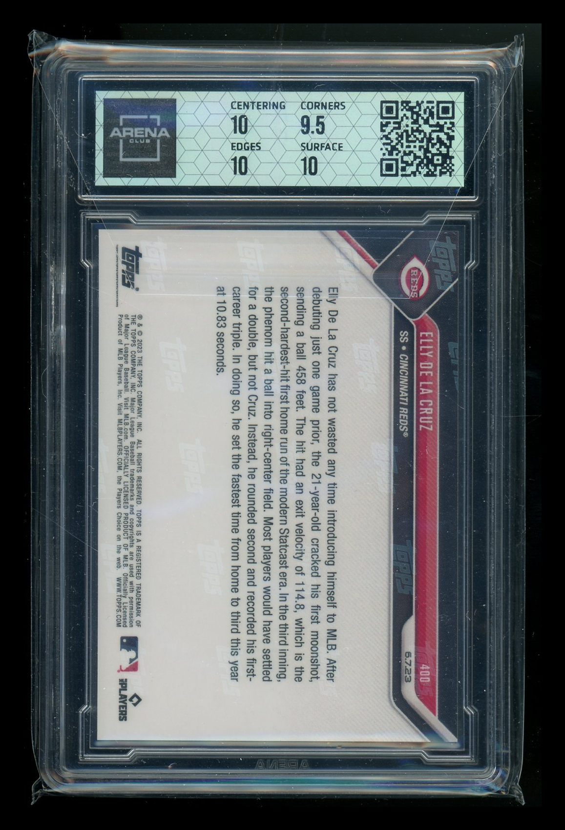 2023 Topps Now Elly De La Cruz #400 Baseball Arena Club 10