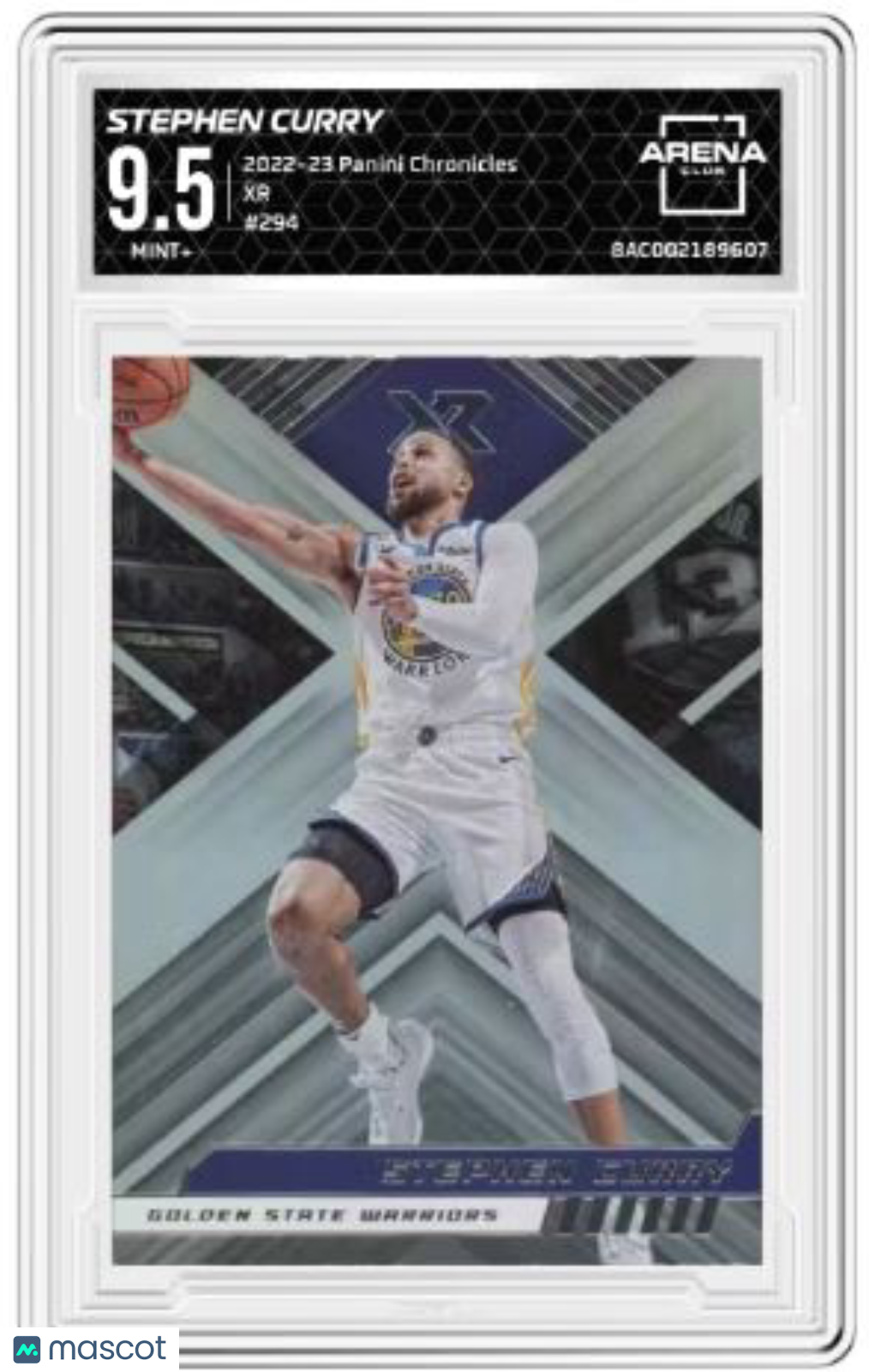 2022 Panini Chronicles Stephen Curry #294 XR Basketball Arena Club 9.5