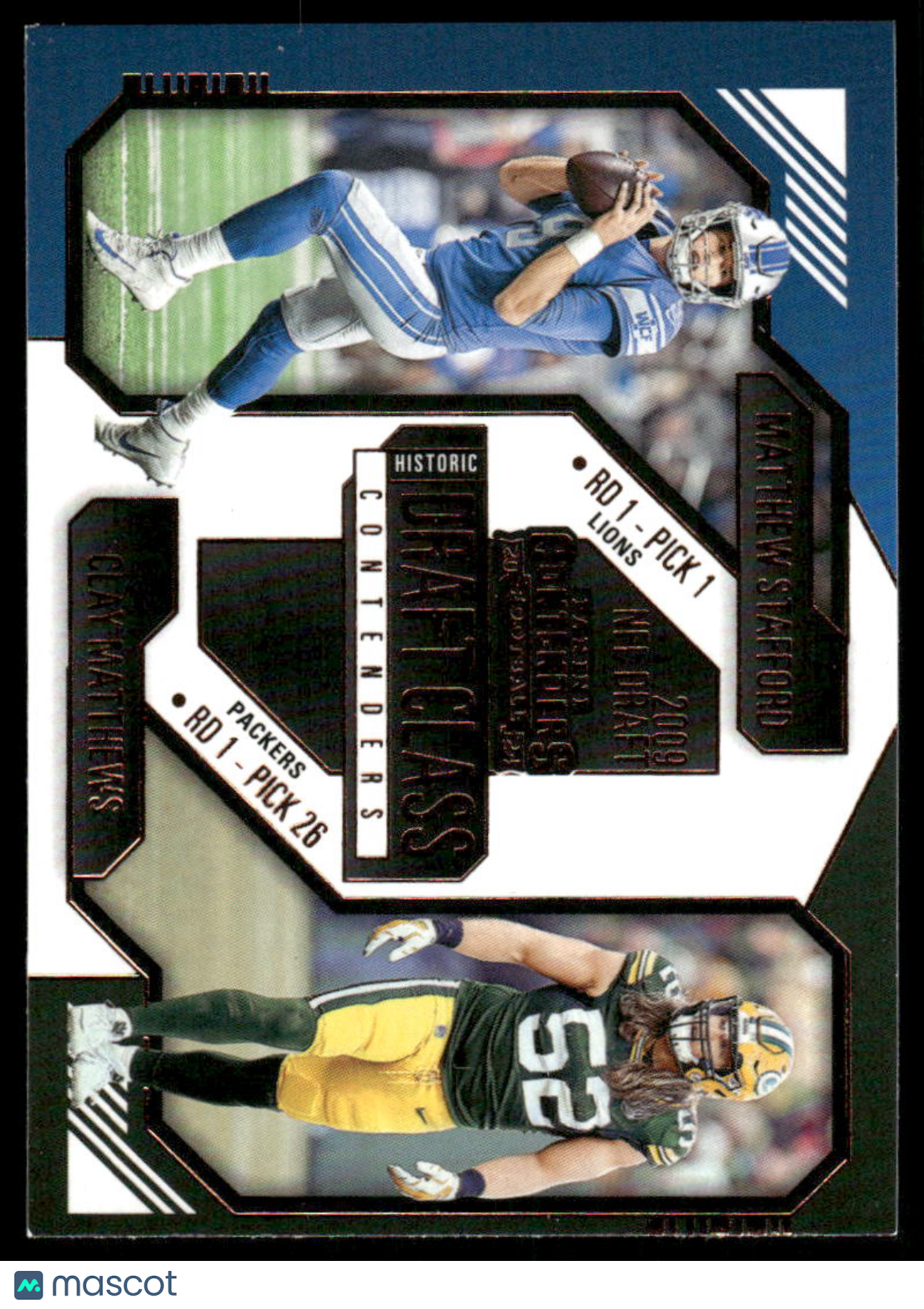 2025 Panini Contenders Clay Matthews Matthew Stafford #24 Gold Football