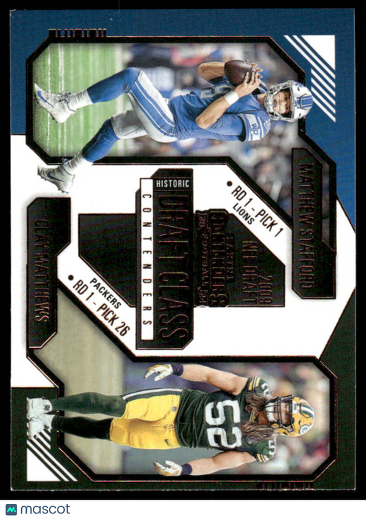 2025 Panini Contenders Clay Matthews Matthew Stafford #24 Gold Football