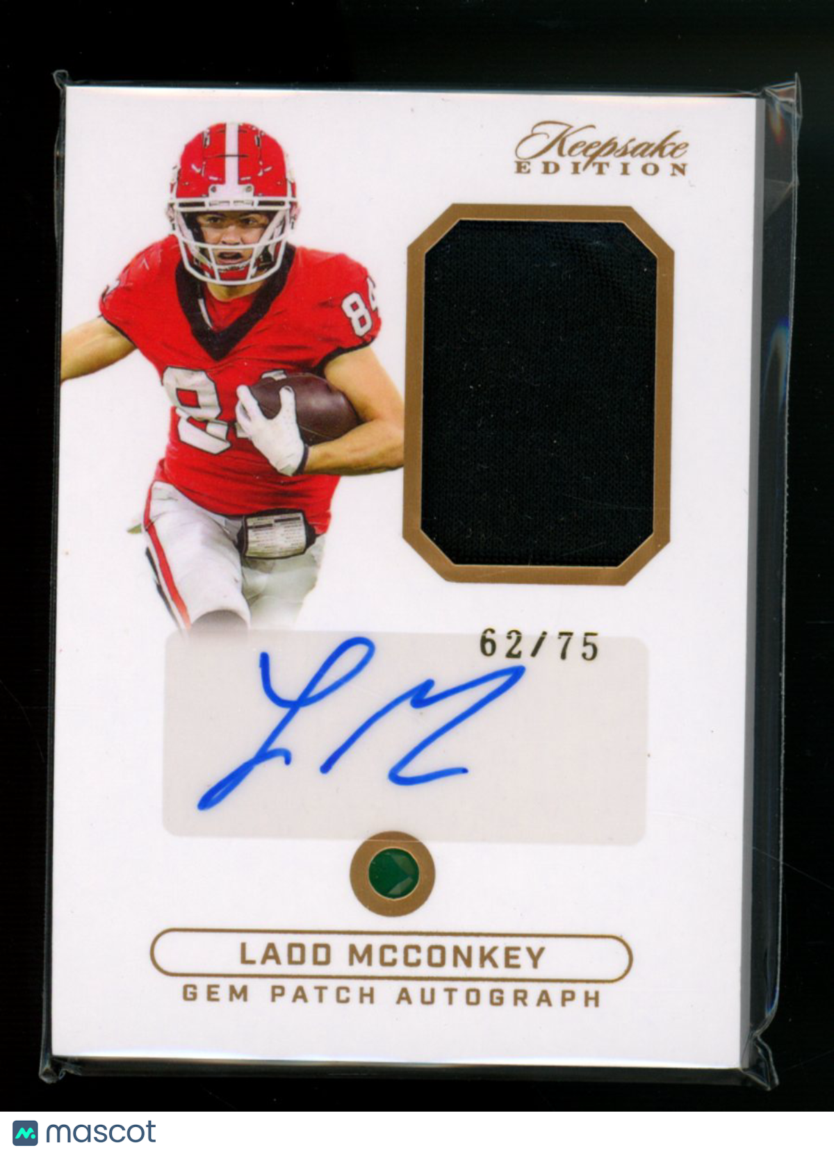 2024 Super Products Keepsake Edition Ladd McConkey #30 Autograph 62/75 Patch