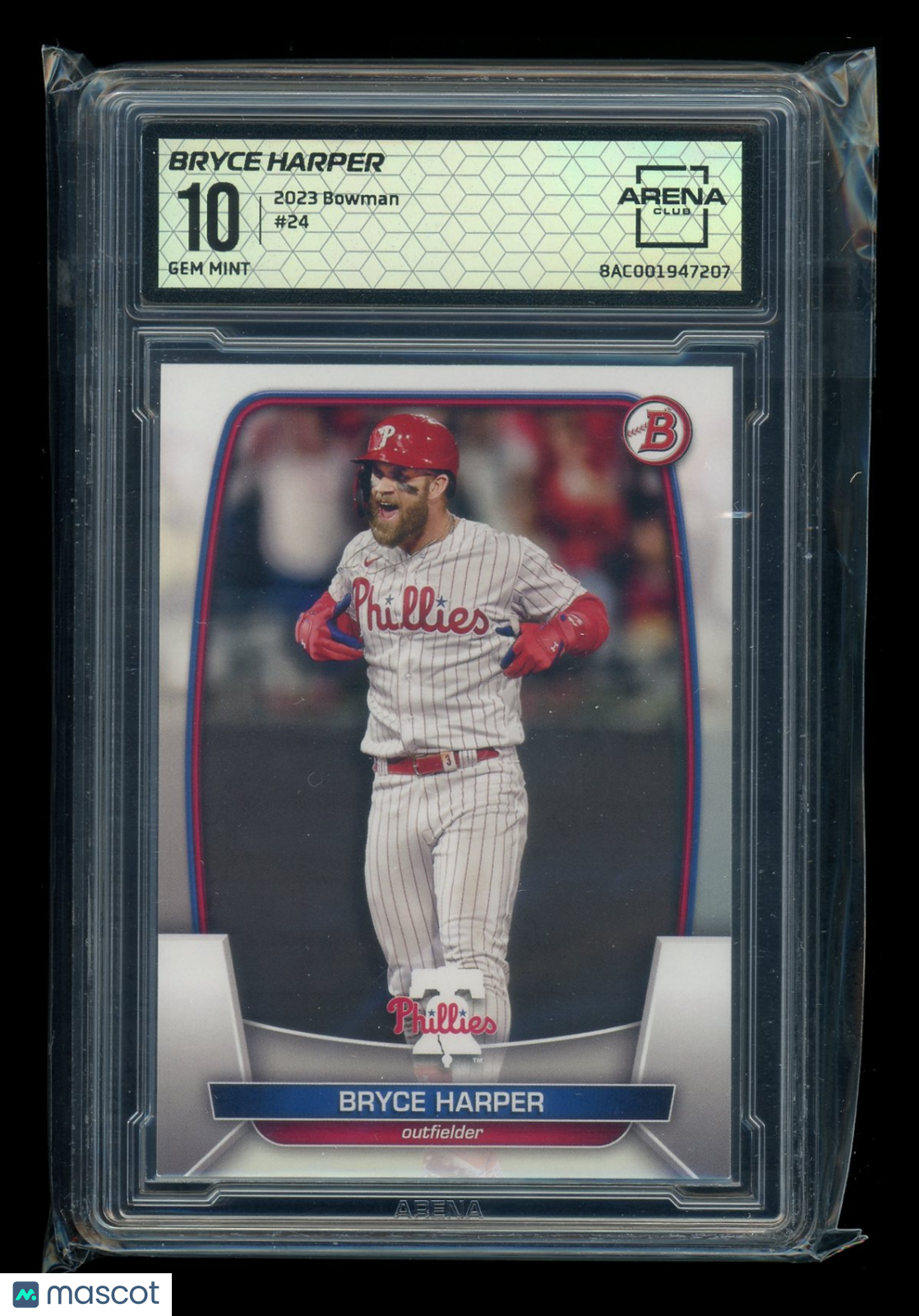 2023 Bowman Bryce Harper #24 Baseball Arena Club 10