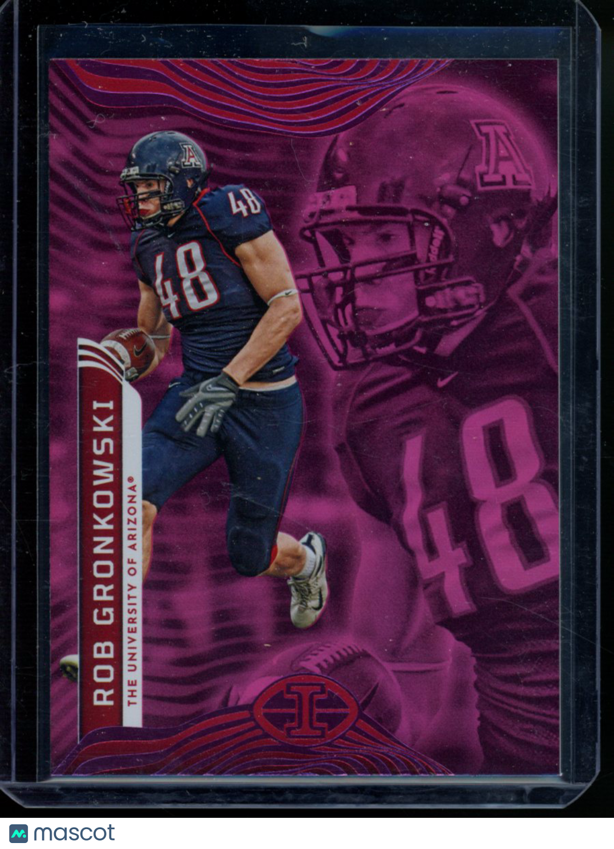 2023 Panini Chronicles Illusions Rob Gronkowski #24 Pink Football