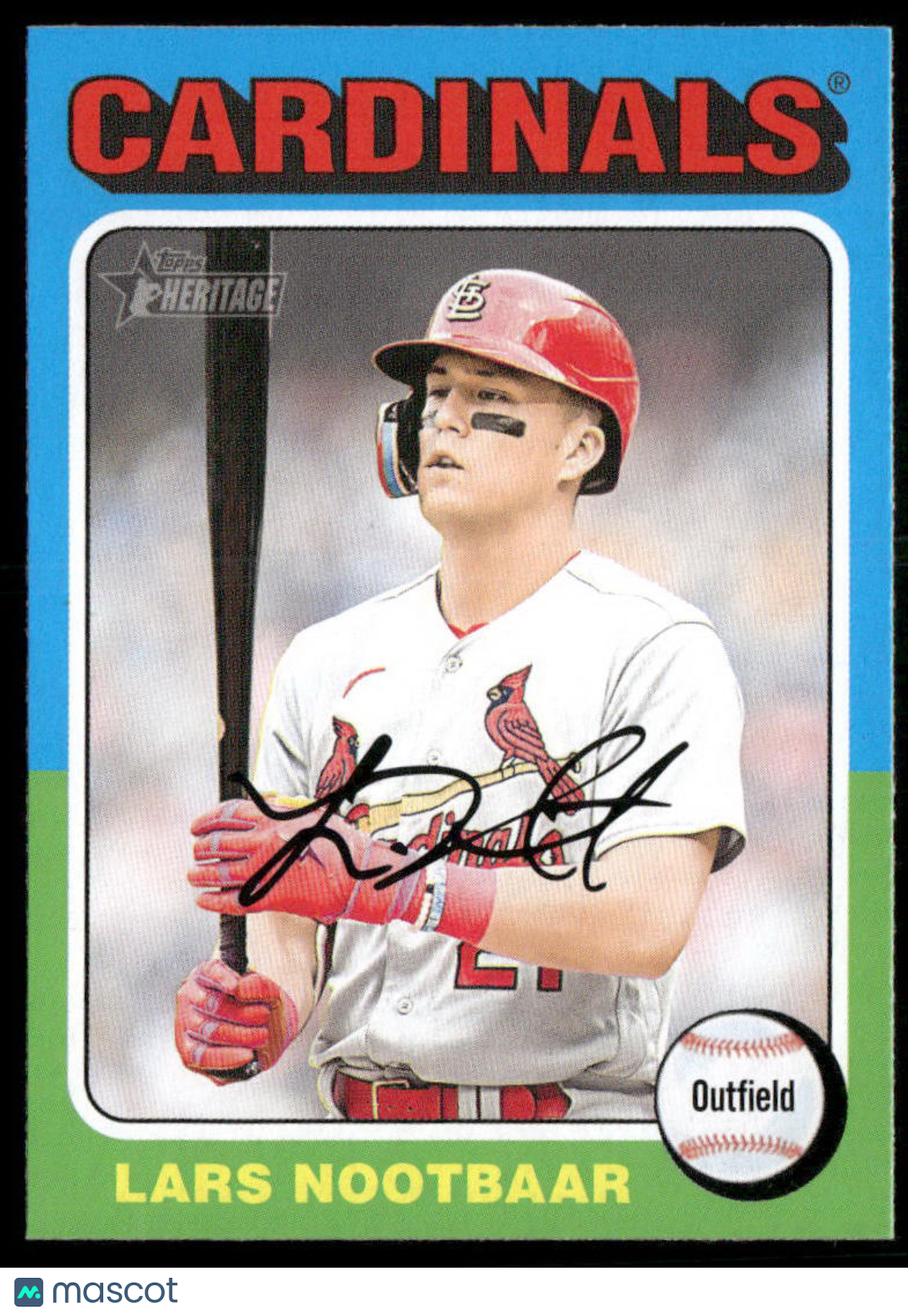 2024 Topps Heritage Lars Nootbaar #166 Baseball