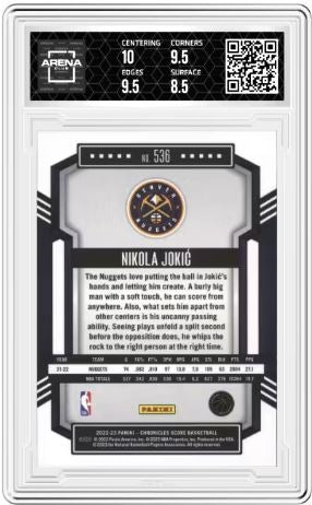 2022-23 Panini Chronicles Nikola Jokic #536 Score Basketball Arena Club 9