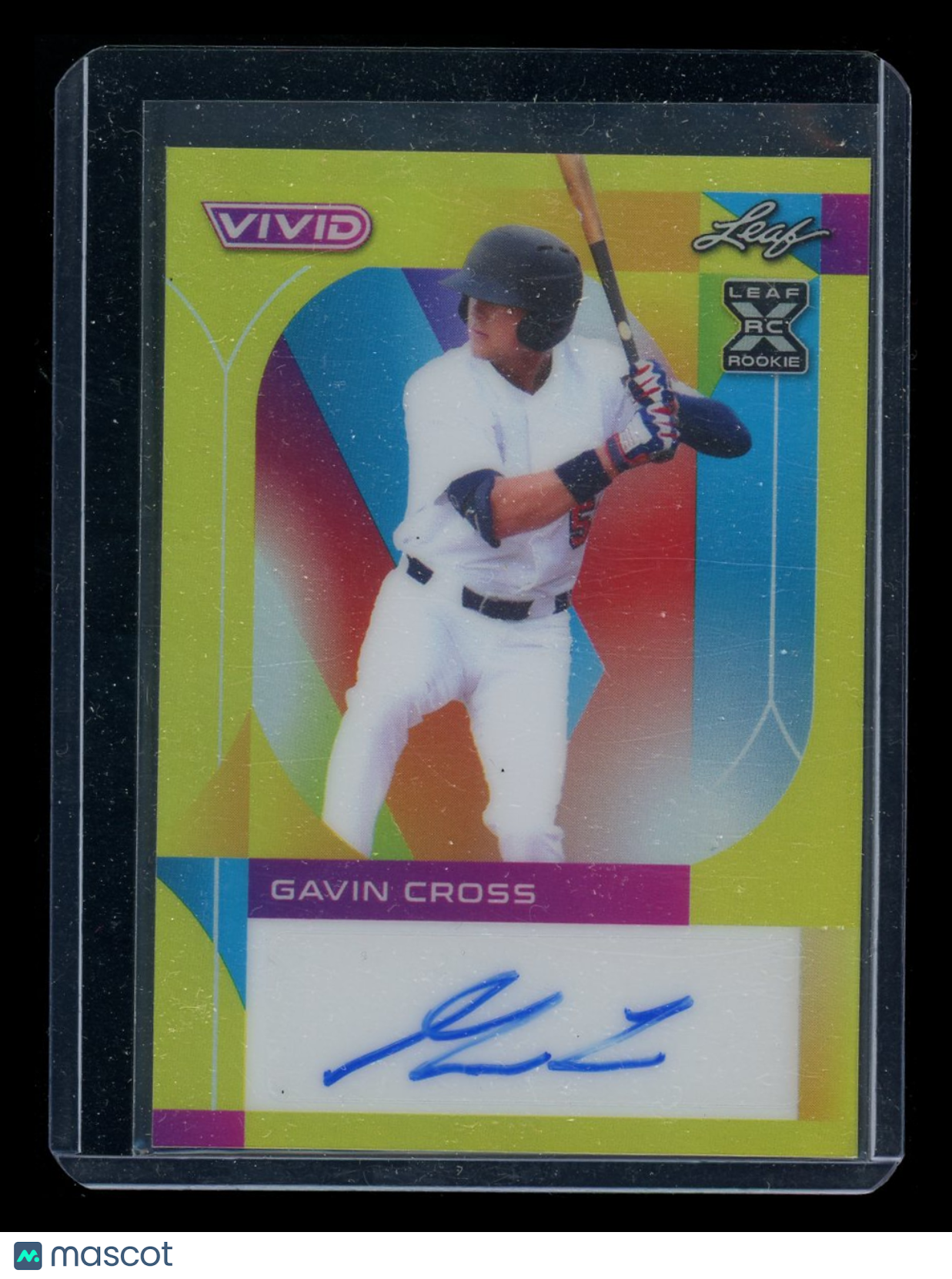 2022 Leaf Vivid Gavin Cross #BA-GC1 Autograph RC 44/50 Baseball