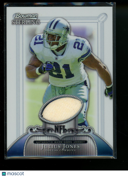 2006 Bowman Sterling Julius Jones #BS-JJ Refractor Authentic Game-Worn Jersey