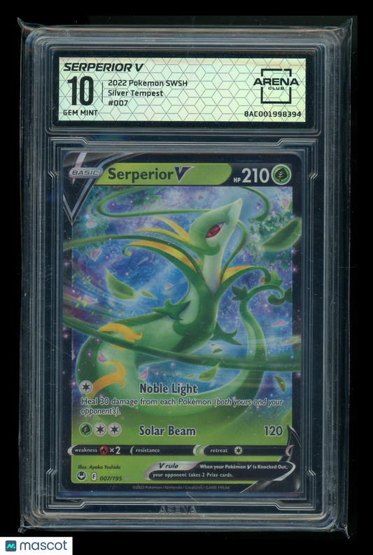Serperior V #007/195 Arena Club 10 2022 Pokemon Silver Tempest