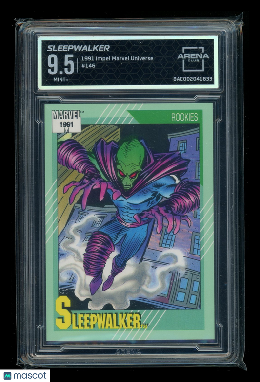 1991 Impel Marvel Universe Sleepwalker #146 Arena Club 9.5