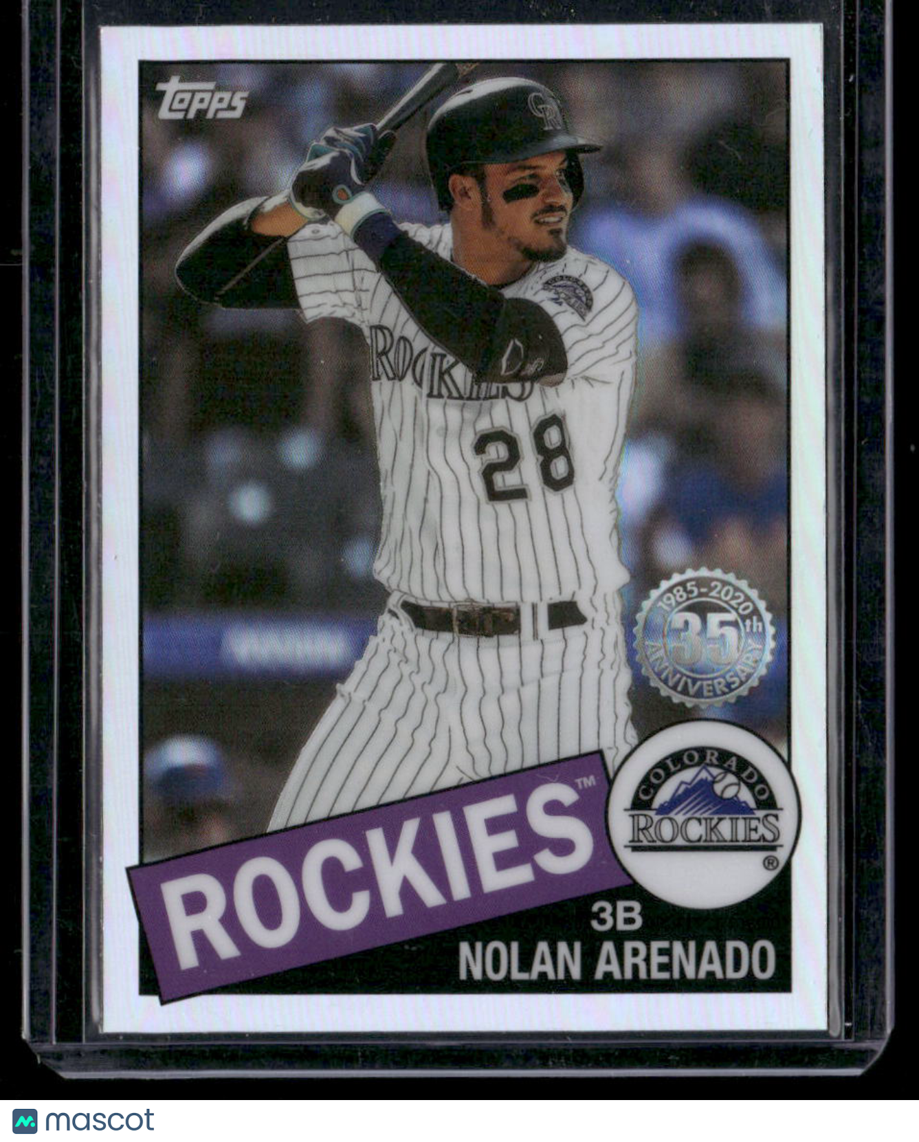 2020 Topps Chrome Nolan Arenado #85TC-24 1985 Topps Baseball Baseball