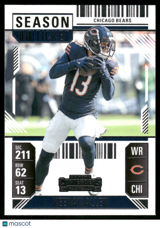 2025 Panini Contenders Football Keenan Allen #17 Football