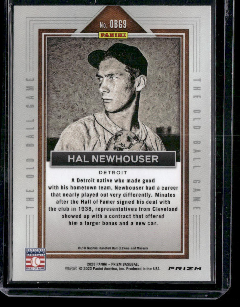 2023 Panini Prizm Hal Newhouser #OBG9 The Old Ball Game Baseball