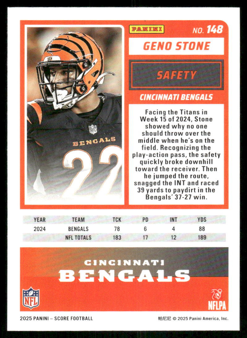 2025 Score a Treat Geno Stone #148 Football