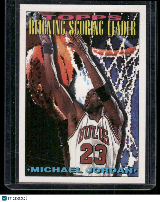 1994 Topps Michael Jordan #384 Reigning Scoring Leader Basketball