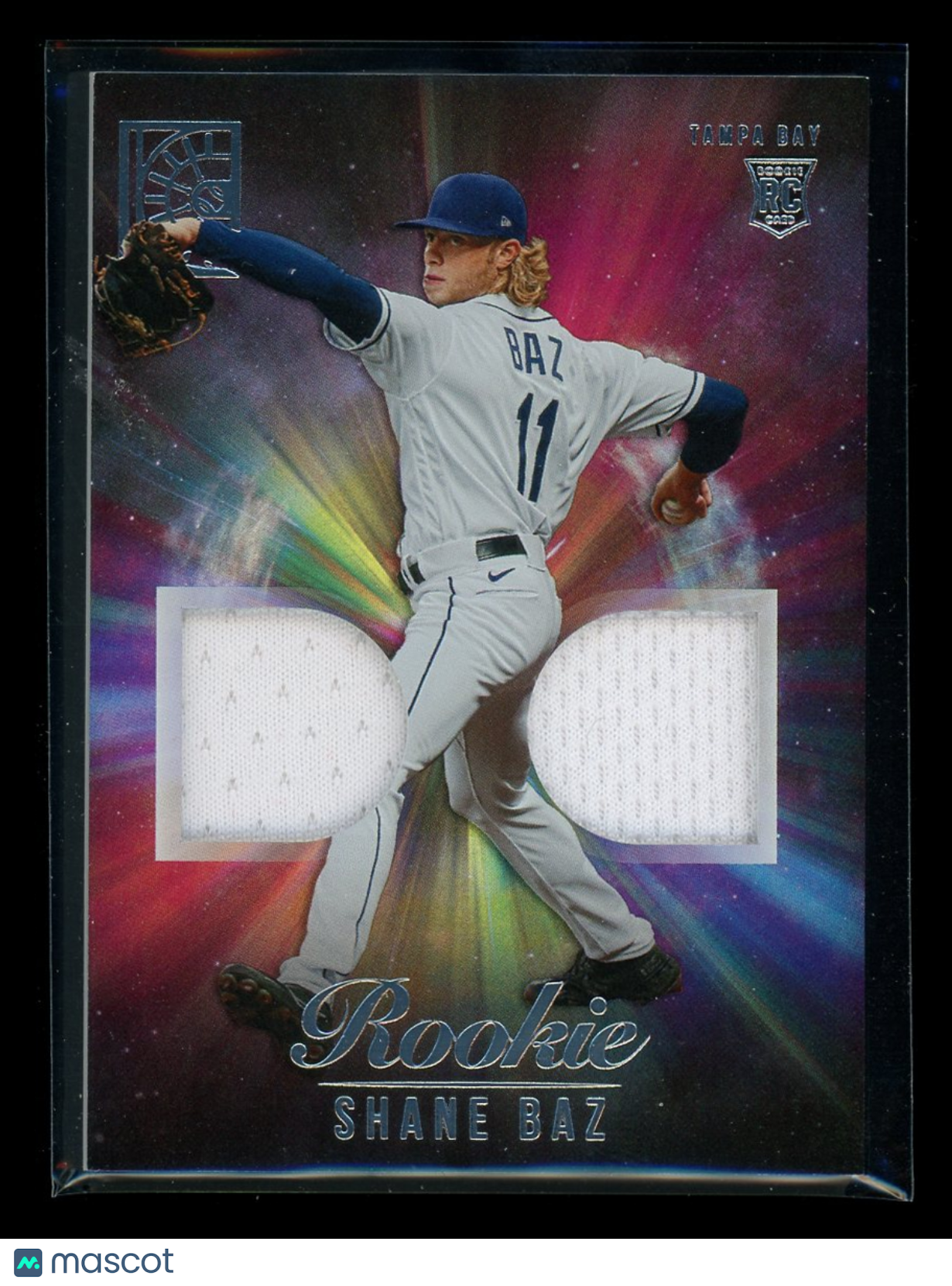 2022 Panini Capstone Rookie Shane Baz #RDM-SB Jersey Patch RC Baseball
