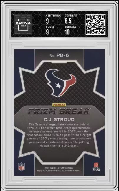 2023 Panini Prizm C.J. Stroud #PB-6 Prizm Break Football AC 9