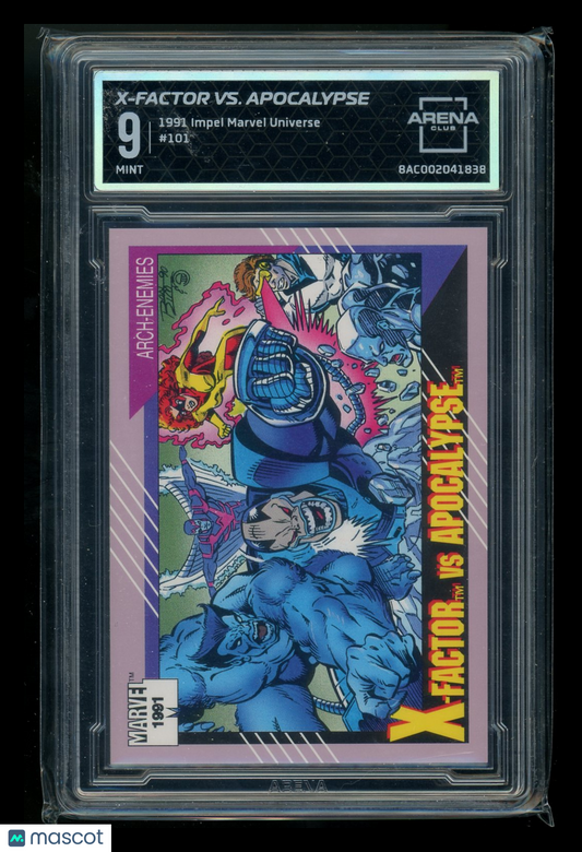 1991 Impel Marvel Universe X-Factor Apocalypse #101 Arena Club 9