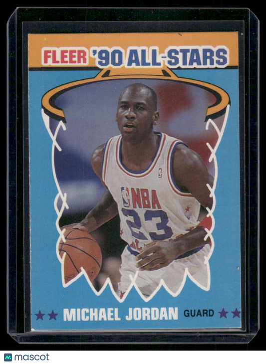 1990 Fleer '90 All-Stars Michael Jordan #5 of 12 Basketball
