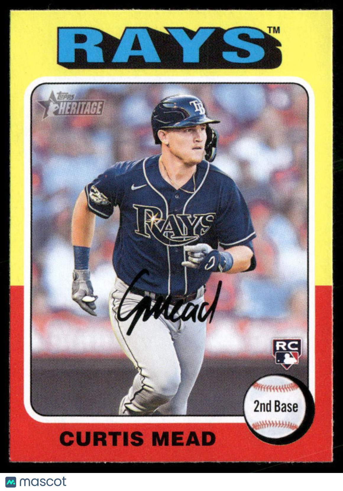 2024 Topps Heritage Curtis Mead #176 RC Baseball