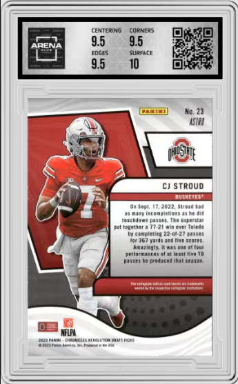 2023 Panini Chronicles DP CJ Stroud #23 RC Football AC 10