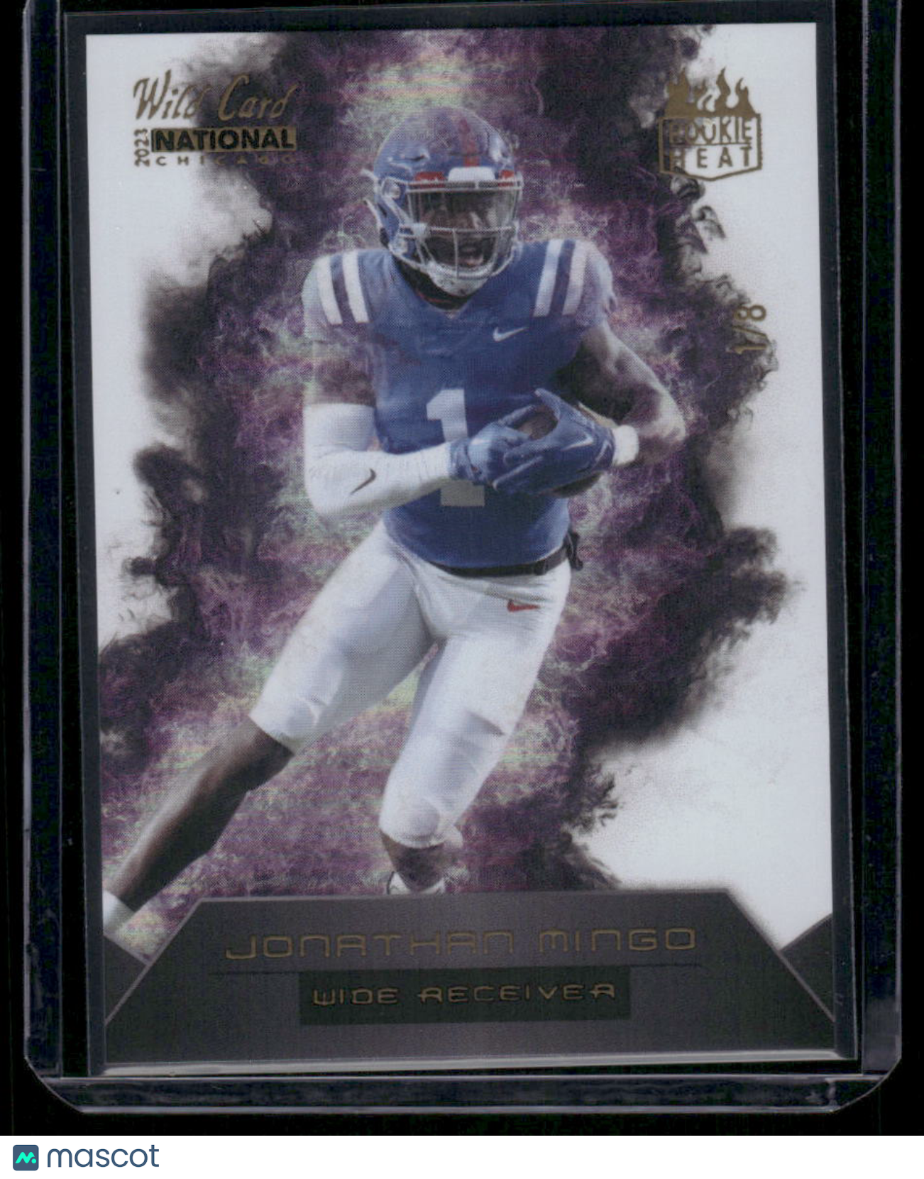 2023 Wild Card Rookie Heat Jonathan Mingo #RHN-24 National 1/8 Football