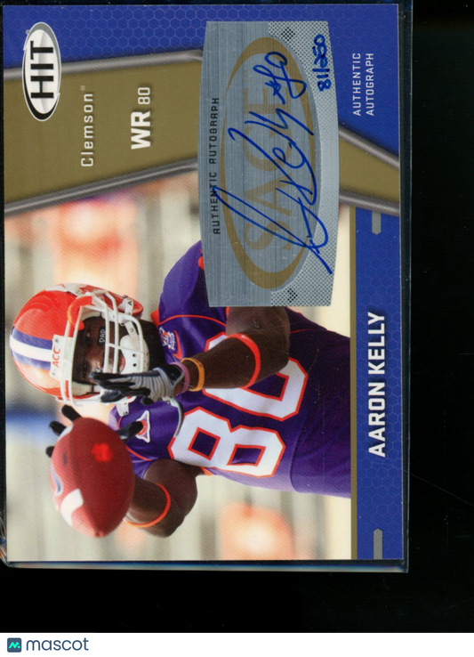 2008 Sage HIT Aaron Kelly #A20 81/250 Football