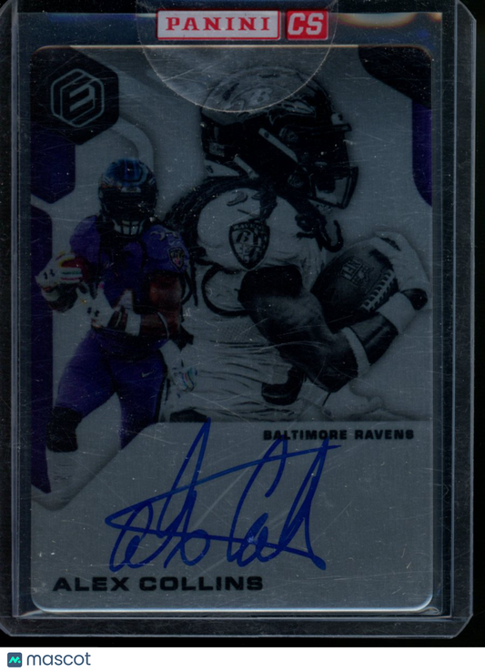 2019 Panini Elements Alex Collins #SS-AC 125 of 135 Autograph Football