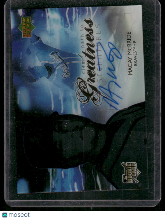 2006 Upper Deck SPx Macay McBride #122 Auto Baseball