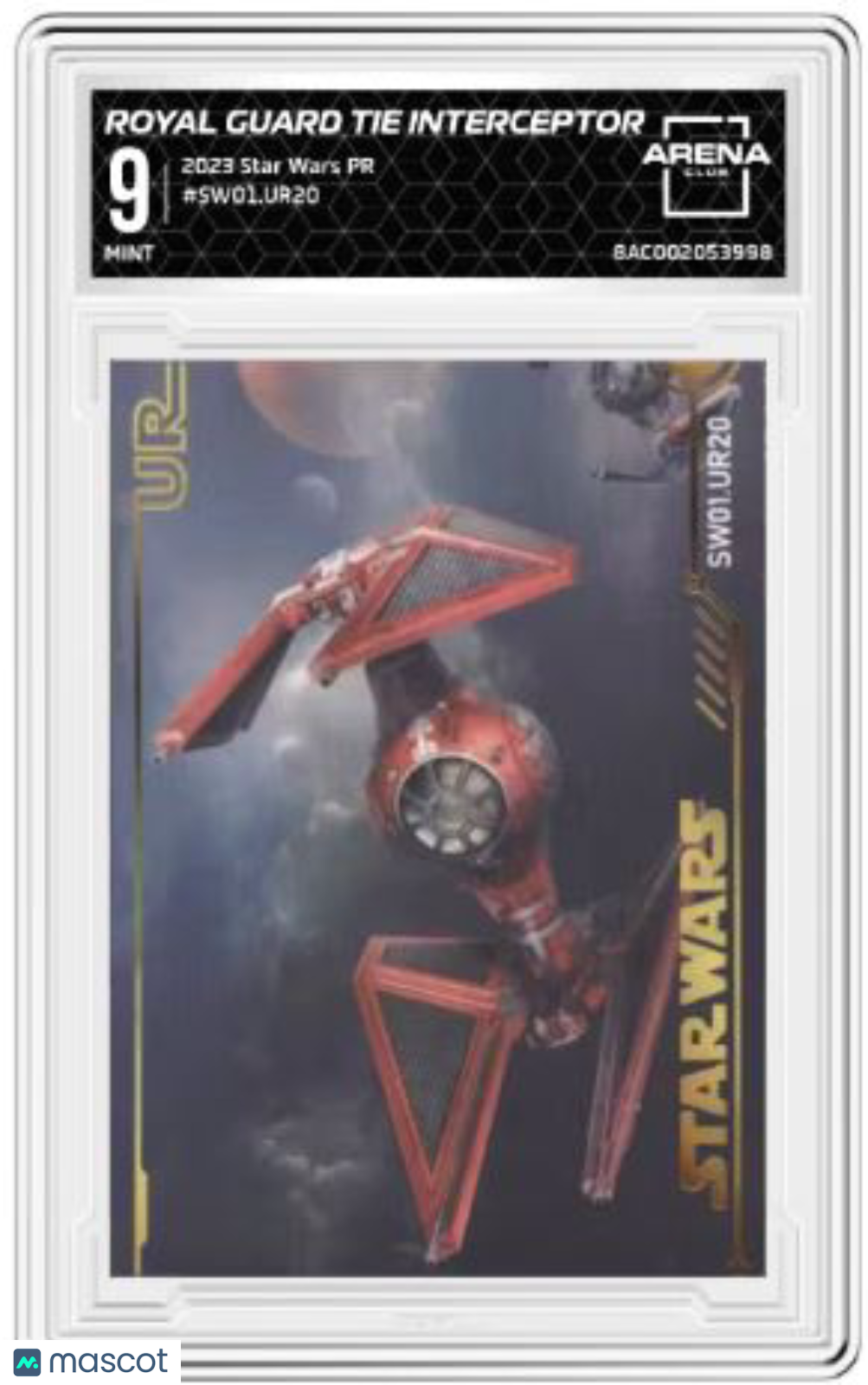 2023 Star Wars UR20 Royal Guard, TIE Interceptor #SW01.UR20 Arena Club 9
