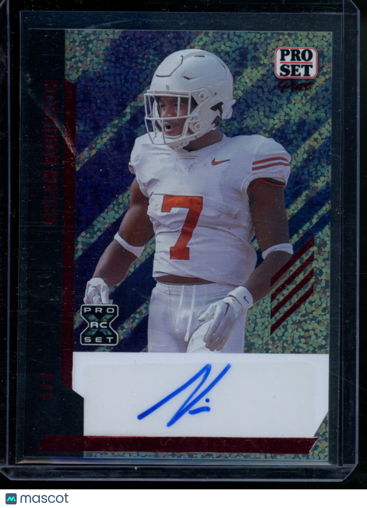 2024 Pro Set Keilan Robinson #BA-SPA1 Auto 4/4 Football
