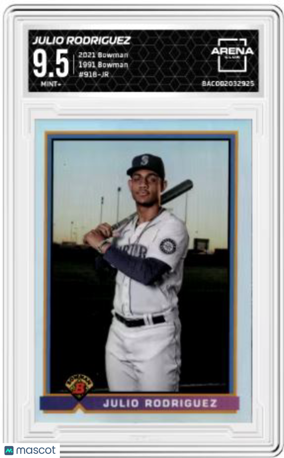 2021 Bowman Julio Rodriguez #918-JR Baseball Arena Club 9.5