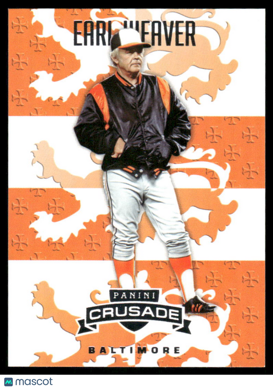 2025 Panini Crusade Baseball Earl Weaver #184 Baseball