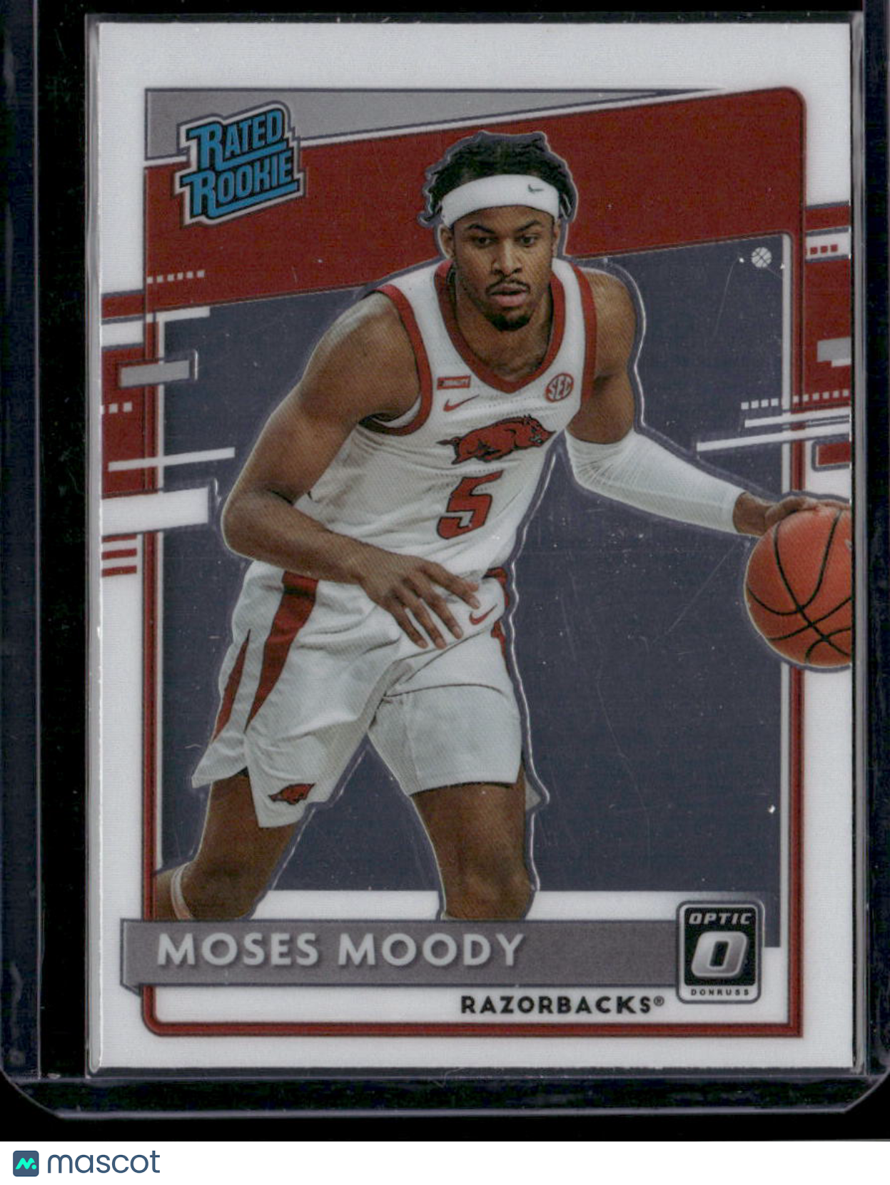 2021 Panini Chronicles Optic Draft Picks Moses Moody #211 Rated Rookie